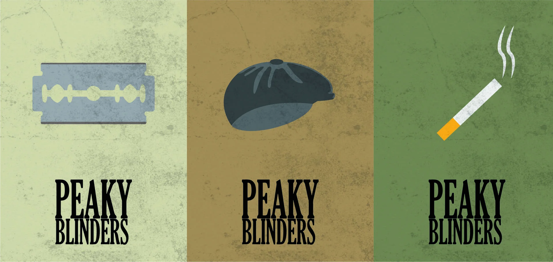 affiche minimaliste Peaky Blinders